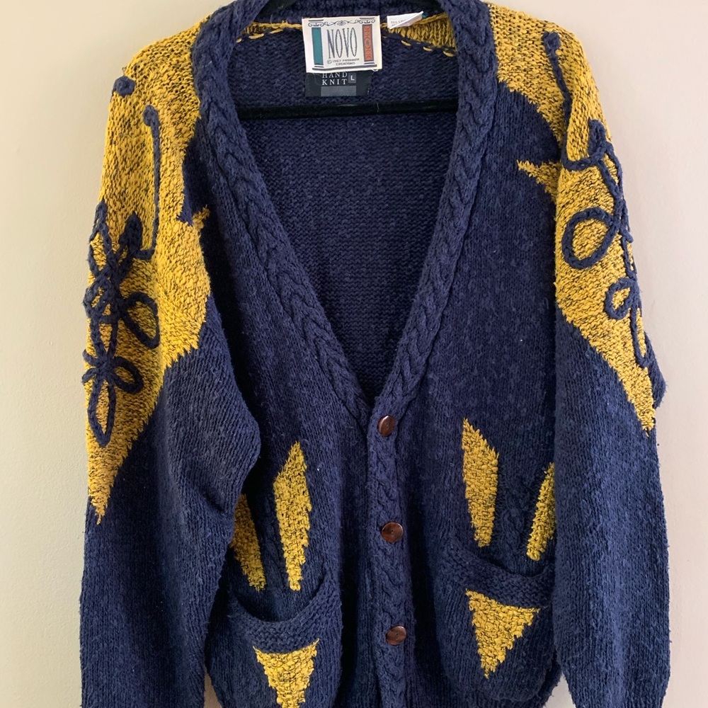 Novo vintage hand know sweater from 1987